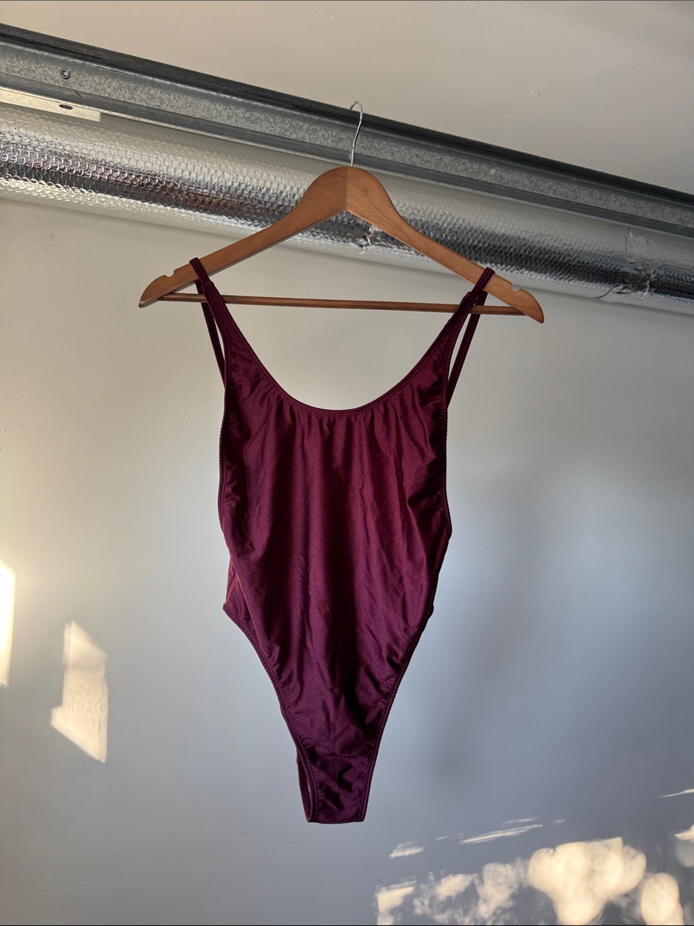 Burgundy Bathing Suit